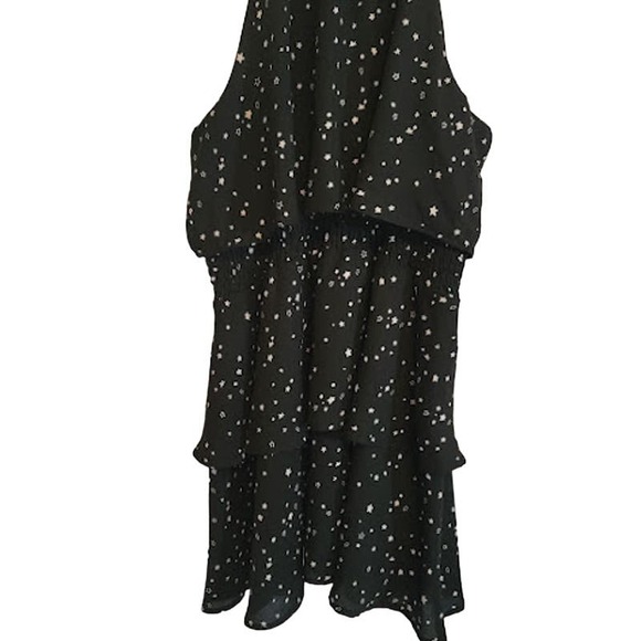 Mudpie -Pacey Star Galaxy Ruffle Flounce Dress - size large- NWOT - Picture 4 of 11
